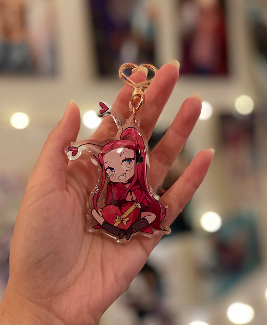 CUTE CHARMS: DR - KISSAE HOLDING CHOCO BOX (Hearts, Flowers & Choco Collection)