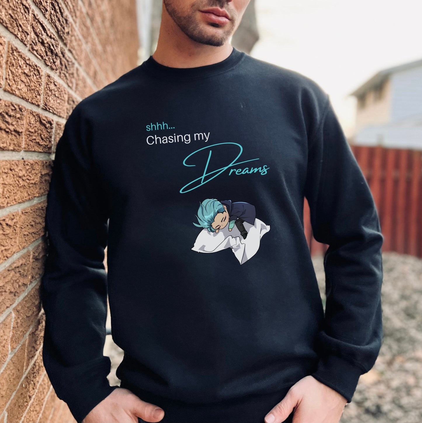 KREYUL SWEATER: Shhh…Chasing My Dreams (Unisex)