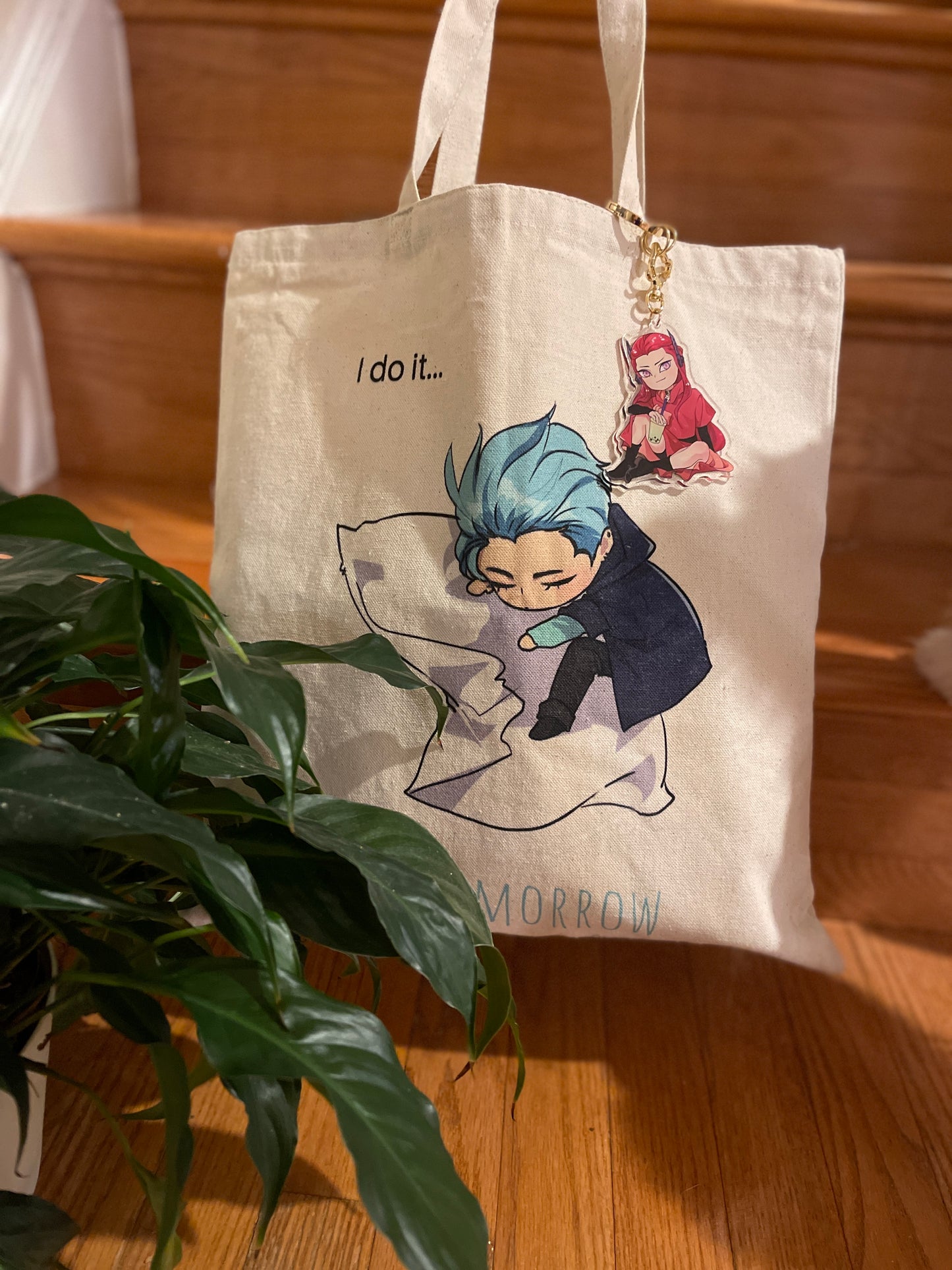 KREYUL TOTE BAG I DO IT TOMORROW (Charm and Dog Shirt Not Included)