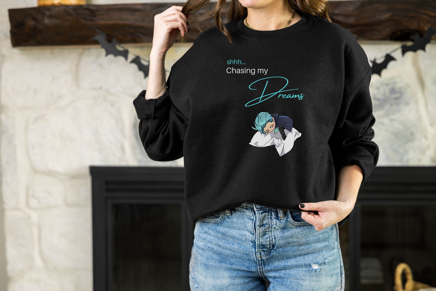 KREYUL SWEATER: Shhh…Chasing My Dreams (Unisex)